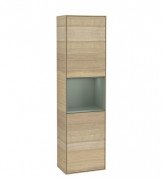 Пенал Villeroy & Boch Finion 41,8x151,6х27 см петлі зліва з підсвічуванням ДСП шпон дуба/оливковий матовий лак F460GMPC