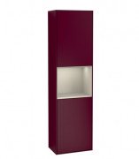 Пенал Villeroy & Boch Finion 41,8x151,6х27 см петлі зліва з підсвічуванням МДФ півонія матовий лак/пісок матовий лак F460HHHB