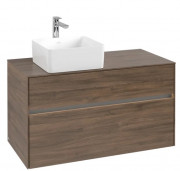 Тумба под раковину Villeroy & Boch Collaro 100х50 см с подсветкой ДСП дуб аризона C039B0VH