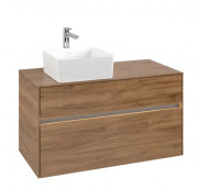 Тумба под раковину Villeroy & Boch Collaro 100х50 см с подсветкой ДСП дуб канзас C039B0RH