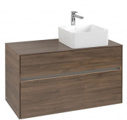 Тумба под раковину Villeroy & Boch Collaro 100х50 см с подсветкой ДСП дуб аризона C040B0VH