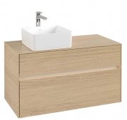 Тумба под раковину Villeroy & Boch Collaro 100х50 см с подсветкой ДСП северный дуб C039B0VJ