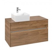 Тумба под раковину Villeroy & Boch Collaro 100х50 см с подсветкой ДСП дуб канзас C039B0RH