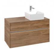 Тумба під раковину Villeroy & Boch Collaro 100х50 см із підсвічуванням ДСП дуб канзас C040B0RH