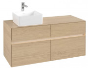 Тумба під раковину Villeroy & Boch Collaro 120х50 см із підсвічуванням ДСП північний дуб C042B0VJ