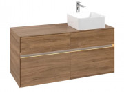 Тумба під раковину Villeroy & Boch Collaro 120х50 см із підсвічуванням ДСП дуб канзас C043B0RH