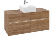 Тумба під раковину Villeroy & Boch Collaro 120х50 см із підсвічуванням ДСП дуб канзас C041B0RH