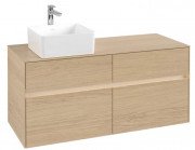 Тумба під раковину Villeroy & Boch Collaro 120х50 см із підсвічуванням ДСП північний дуб C042B0VJ