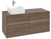 Тумба під раковину Villeroy & Boch Collaro 120х50 см із підсвічуванням ДСП дуб аризона C042B0VH