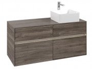 Тумба под раковину Villeroy & Boch Collaro 120х50 см с подсветкой ДСП каменный дуб C043B0RK