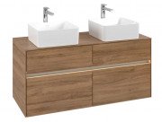 Тумба під раковину Villeroy & Boch Collaro 120х50 см із підсвічуванням ДСП дуб канзас C044B0RH