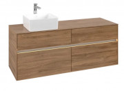 Тумба под раковину Villeroy & Boch Collaro 140х50 см с подсветкой ДСП дуб канзас C046B0RH