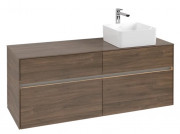 Тумба под раковину Villeroy & Boch Collaro 140х50 см с подсветкой ДСП дуб аризона C047B0VH