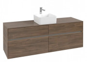 Тумба под раковину Villeroy & Boch Collaro 160х50 см с подсветкой ДСП дуб аризона C049B0VH