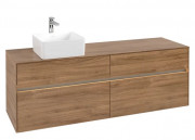 Тумба под раковину Villeroy & Boch Collaro 160х50 см с подсветкой ДСП дуб канзас C050B0RH