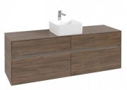 Тумба під раковину Villeroy & Boch Collaro 160х50 см із підсвічуванням ДСП дуб аризона C049B0VH