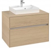 Тумба під раковину Villeroy&Boch Collaro 80х50 см ДСП північний дуб C06900VJ