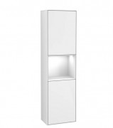 Пенал Villeroy & Boch Finion 41,8x151,6х27 см петлі зліва з підсвічуванням МДФ білий глянцевий лак G460GFGF