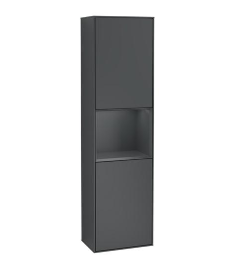 Пенал Villeroy & Boch Finion 41,8x151,6х27 см петлі праворуч із підсвічуванням МДФ темно-синій матовий лак G470HGHG