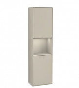 Пенал Villeroy & Boch Finion 41,8x151,6х27 см петлі праворуч із підсвічуванням МДФ пісок матовий лак G470HHHH