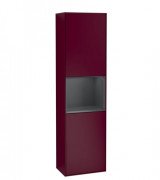 Пенал Villeroy & Boch Finion 41,8x151,6х27 см петлі праворуч з підсвічуванням МДФ півонія матовий лак/темно-синій матовий лак G470HGHB