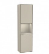 Пенал Villeroy & Boch Finion 41,8x151,6х27 см петлі праворуч із підсвічуванням МДФ пісок матовий лак G470HHHH