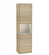 Пенал Villeroy & Boch Finion 41,8x151,6х27 см петлі праворуч з підсвічуванням ДСП шпон дуба/пісок матовий лак G470HHPC