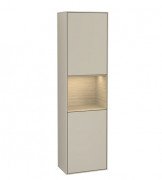 Пенал Villeroy & Boch Finion 41,8x151,6х27 см петлі праворуч з підсвічуванням МДФ пісок матовий лак/шпон дуба G470PCHH