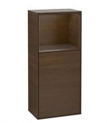 Шкафчик для ванной Villeroy & Boch Finion 41,8х93,6х27 см петли слева с подсветкой ДСП шпон грецкого ореха G500GNGN