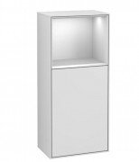 Шкафчик для ванной Villeroy & Boch Finion 41,8х93,6х27 см петли слева с подсветкой МДФ белый матовый лак G500MTMT