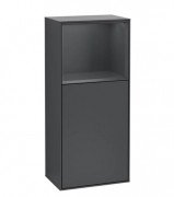 Шкафчик для ванной Villeroy & Boch Finion 41,8х93,6х27 см петли слева с подсветкой МДФ темно-синий матовый лак G500HGHG