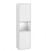 Пенал Villeroy & Boch Finion 41,8x151,6х27 см петлі зліва з підсвічуванням МДФ білий глянцевий лак/білий матовий лак G460MTGF