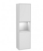 Пенал Villeroy & Boch Finion 41,8x151,6х27 см петлі зліва з підсвічуванням МДФ білий матовий лак G460MTMT