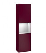 Пенал Villeroy & Boch Finion 41,8x151,6х27 см петлі зліва з підсвічуванням МДФ півонія матовий лак/білий матовий лак G460MTHB