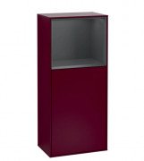 Шкафчик для ванной Villeroy & Boch Finion 41,8х93,6х27 см петли справа с подсветкой МДФ пион матовый лак/темно-синий матовый лак F510HGHB