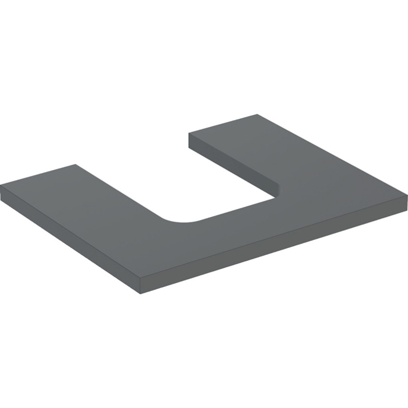 Столешница Geberit One 60x3x47 см ДСП лава матовый 505.271.00.3