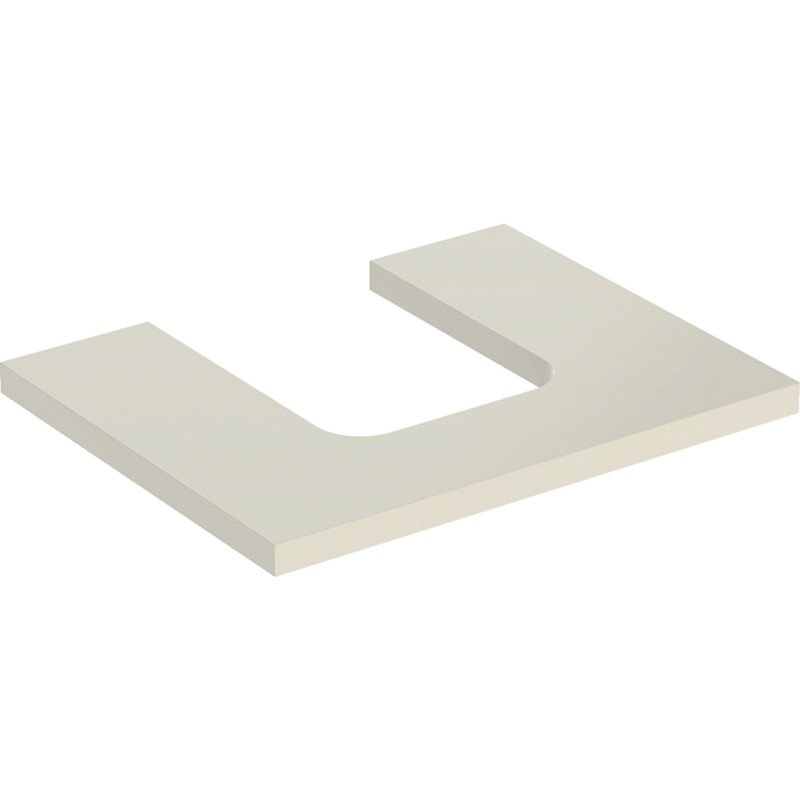 Столешница Geberit One 60x3x47 см ДСП песочно-серый глянцевый 505.271.00.4