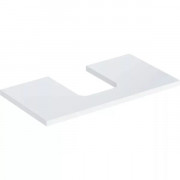 Столешница Geberit One 75x3x47 см ДСП белый глянцевый 505.272.00.1