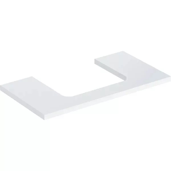 Столешница Geberit One 90x3x47 см ДСП белый матовый 505.283.00.2