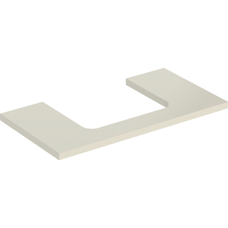 Столешница Geberit One 90x3x47 см ДСП песочно-серый глянцевый 505.283.00.4