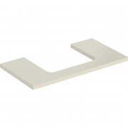 Стільниця Geberit One 90x3x47 см ДСП пісочно-сірий глянсовий 505.283.00.4