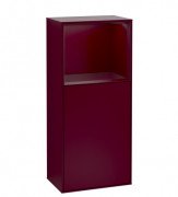 Шкафчик для ванной Villeroy & Boch Finion 41,8х93,6х27 см петли справа с подсветкой МДФ пион матовый лак G510HBHB