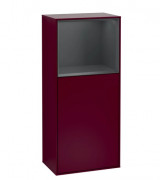 Шкафчик для ванной Villeroy & Boch Finion 41,8х93,6х27 см петли справа с подсветкой МДФ пион матовый лак/темно-синий матовый лак G510HGHB