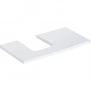 Стільниця Geberit One 90x3x47 см виріз зліва ДСП білий матовий 505.293.00.2