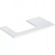 Стільниця Geberit One 90x3x47 см виріз зліва ДСП білий матовий 505.303.00.2