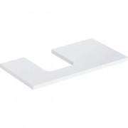 Стільниця Geberit One 90x3x47 см виріз зліва ДСП білий глянсовий 505.293.00.1