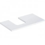 Стільниця Geberit One 90x3x47 см виріз зліва ДСП білий матовий 505.293.00.2