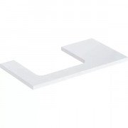 Стільниця Geberit One 90x3x47 см виріз зліва ДСП білий глянсовий 505.303.00.1