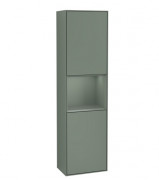 Пенал Villeroy & Boch Finion 41,8x151,6х27 см петлі зліва з підсвічуванням МДФ оливковий матовий лак G460GMGM