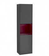 Пенал Villeroy & Boch Finion 41,8x151,6х27 см петлі зліва з підсвічуванням МДФ темно-синій матовий лак/півон матовий лак G460HBHG